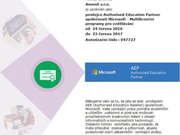 Microsoft Authorized Education Reseller 2016