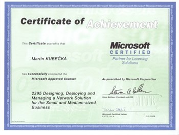 Microsoft Deploying and Managing Solution for SBS 2006