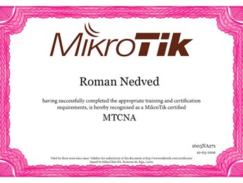 MikroTik MTCNA 2016