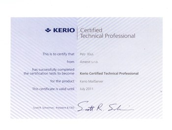 Kerio Certified Technical Professional 2010