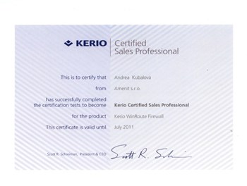Kerio Certified Sales Professional 2010