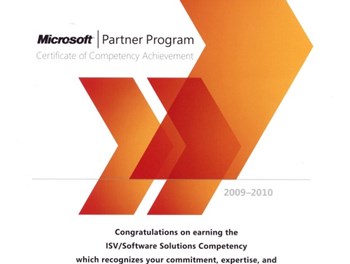 Microsoft ISV/Software Solutions Competency 2009