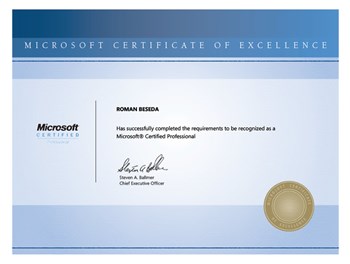 Microsoft Certified Professional 2006