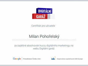 Google Digitální Garáž 2016