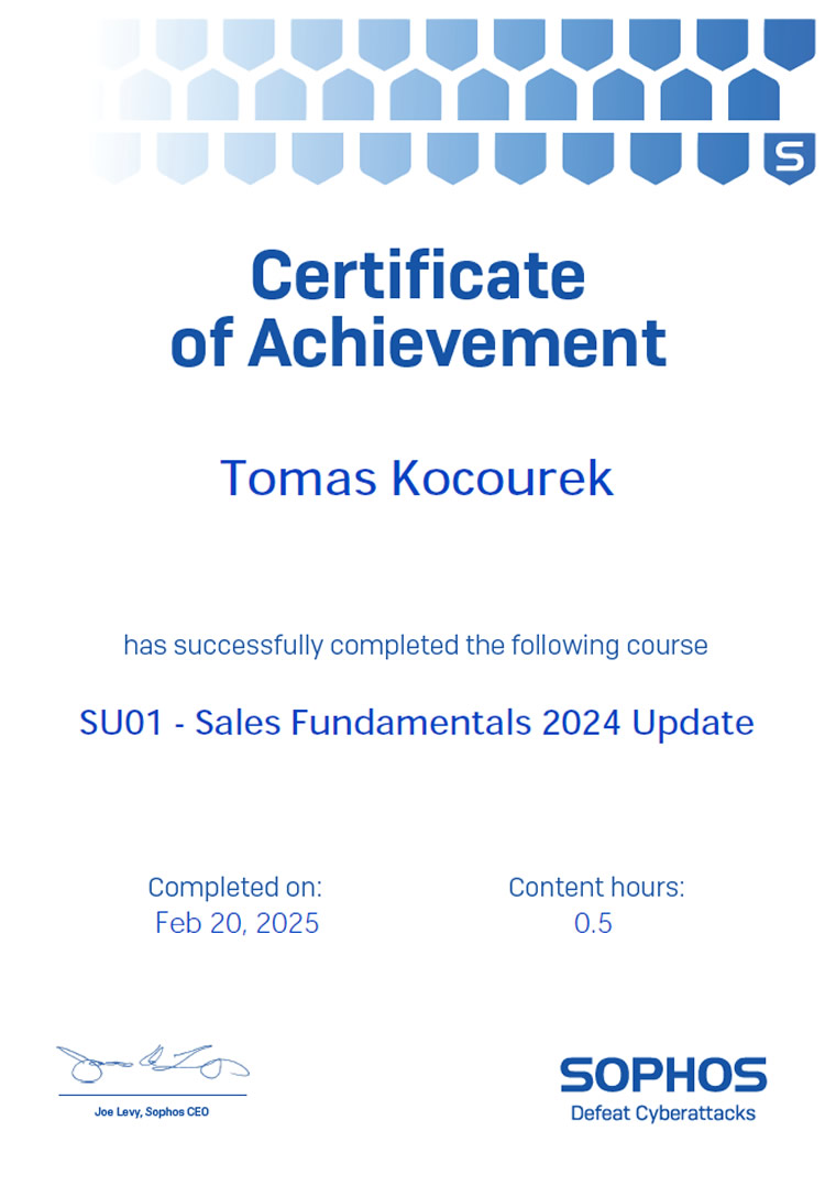 Sophos Sales Fundamentals 2024 Update