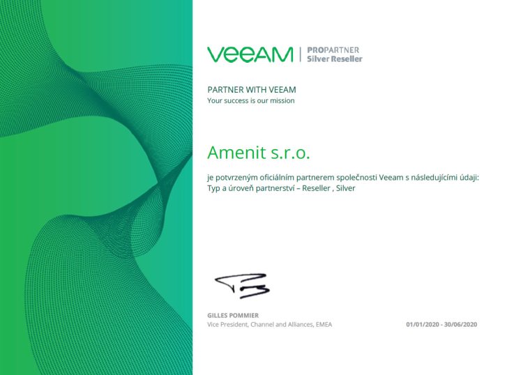 Veeam Silver Partner 2020
