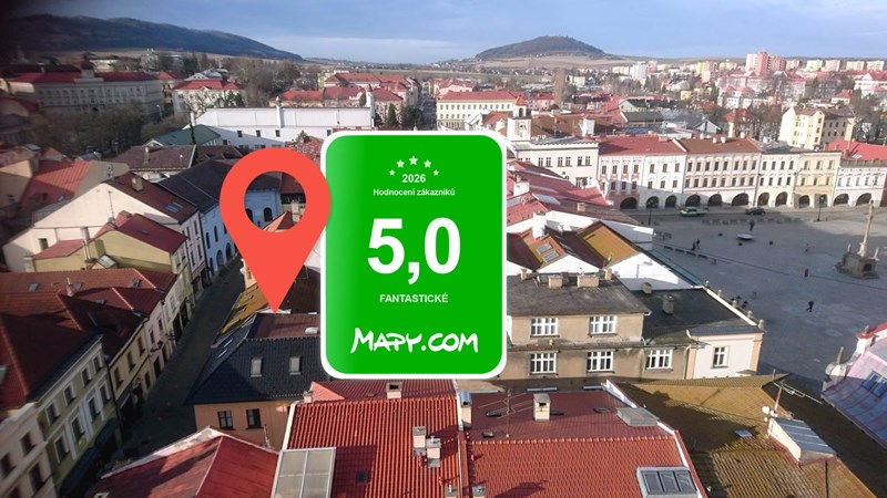 Také v roce 2026 jsme mezi nejlépe hodnocenými firmami na Mapy.com!