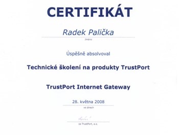 Trustport technické školení 2008
