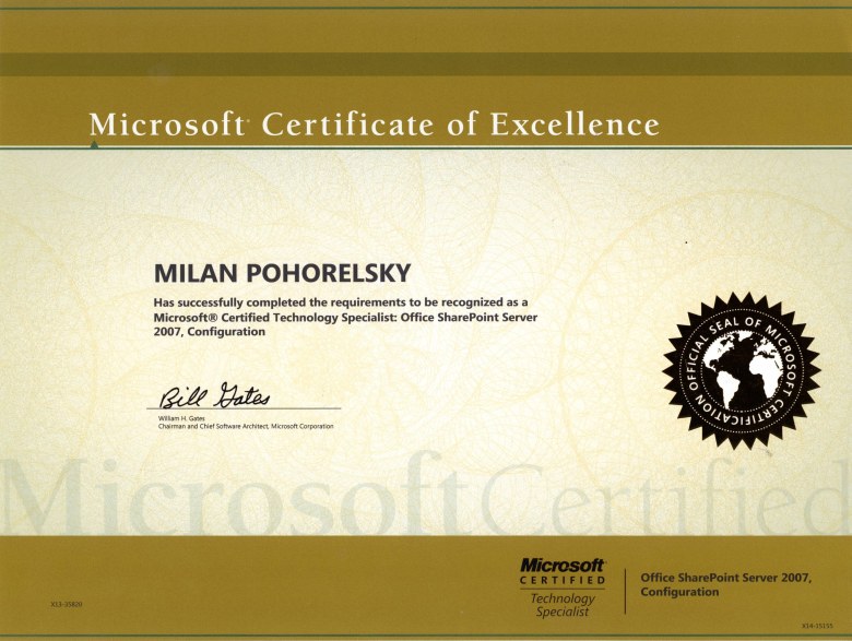 Microsoft SharePoint Server 2007 Configuration