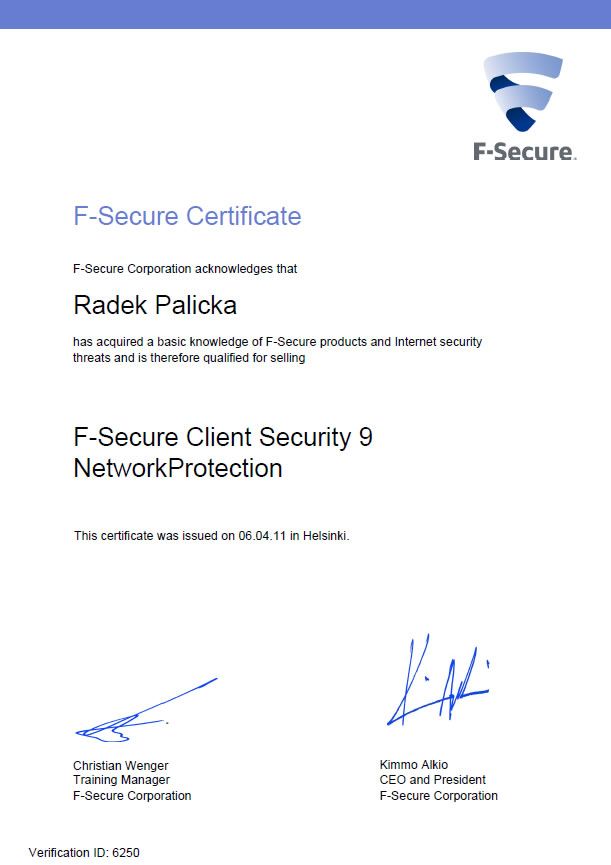 F-Secure Client Security Network Protection 2011