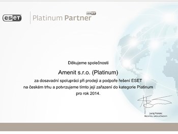 ESET Platinum Partner 2014