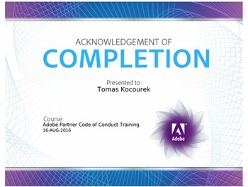 Adobe code of conduct training 2016