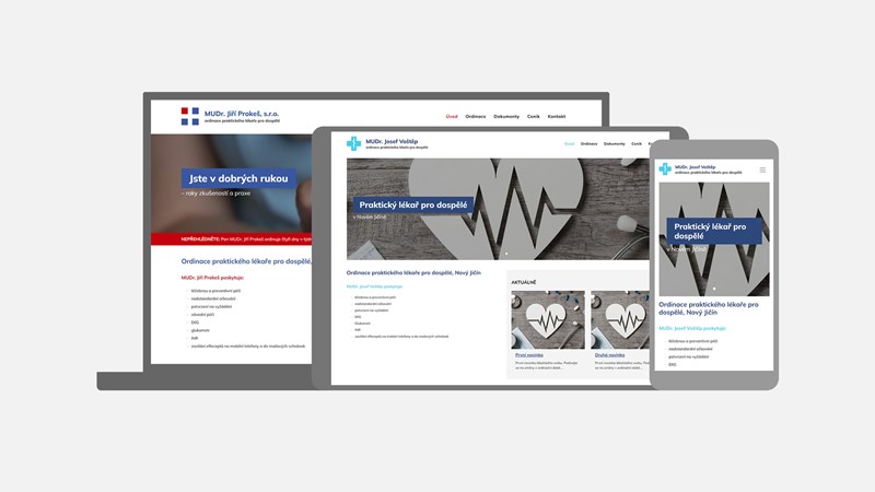 Webové stránky pro ordinace a lékaře - CMS UMBRACO