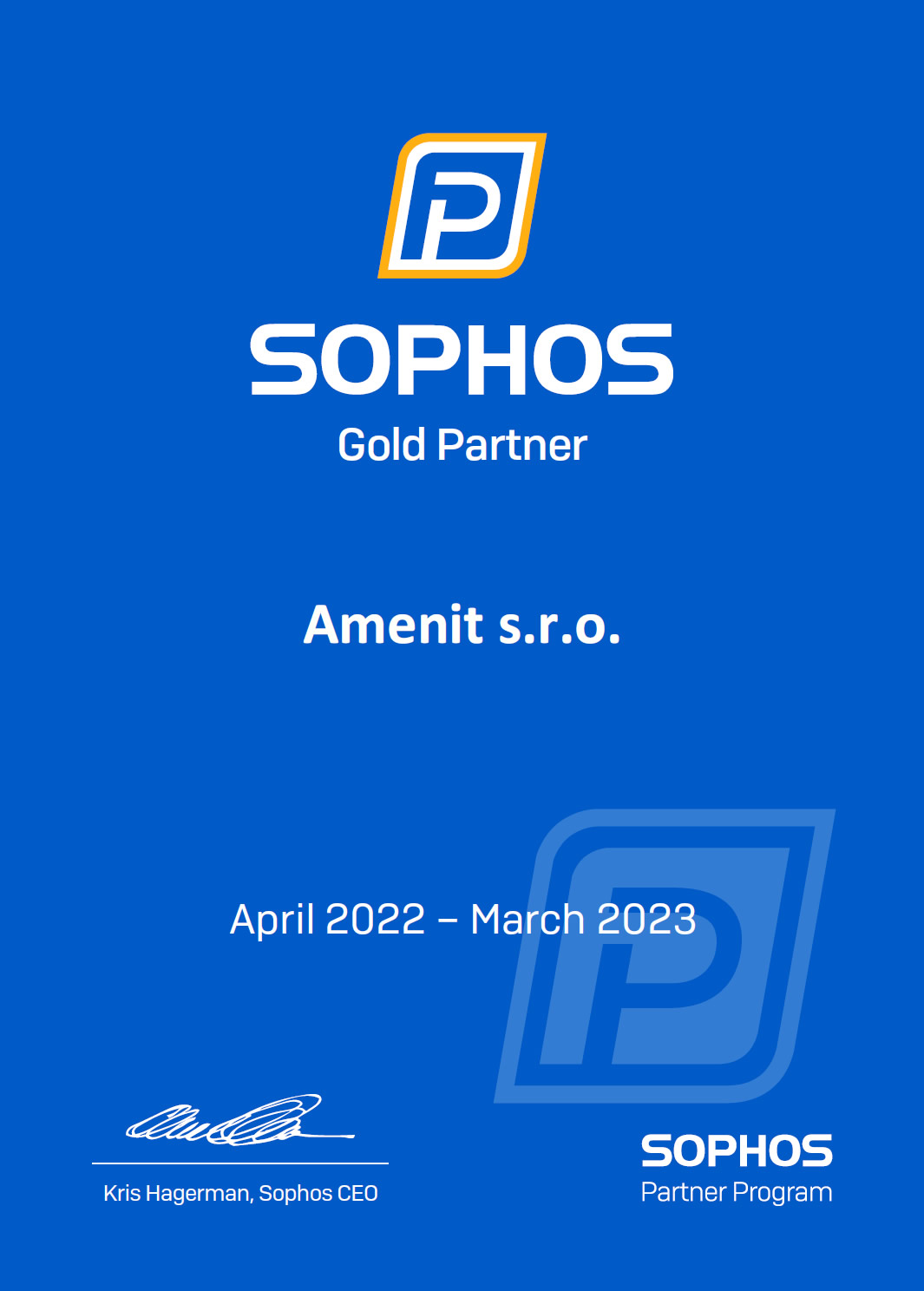 SOPHOS Gold Partner