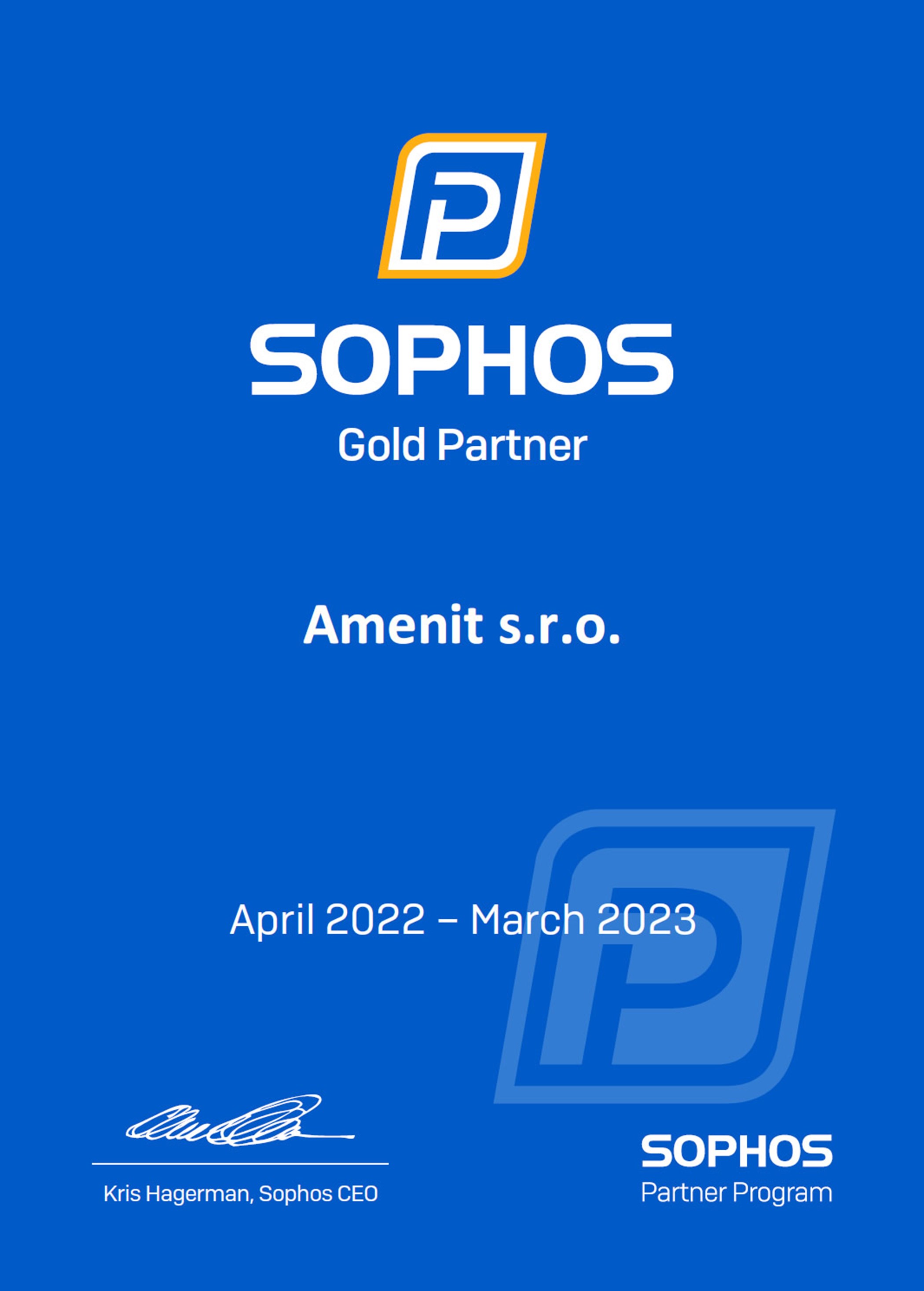 SOPHOS Gold Partner