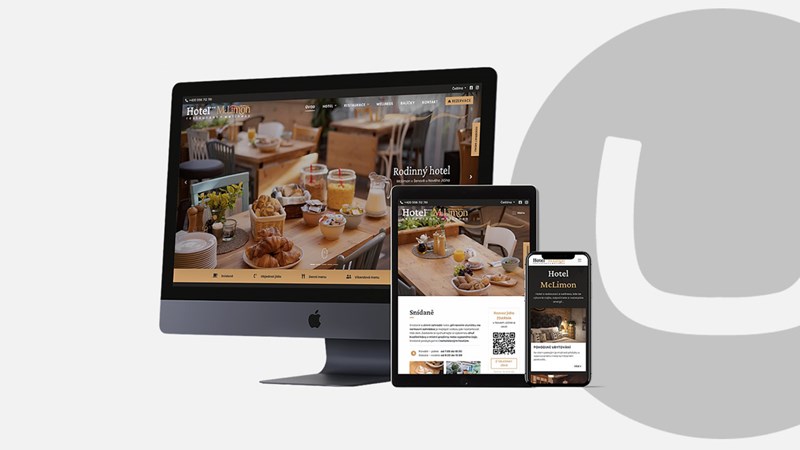 Webové stránky pro Hotel McLimon