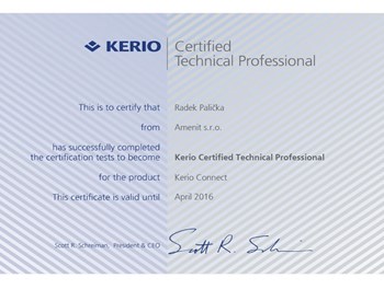 Kerio Connect Certified Technical Professional 2014