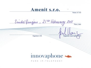 Innovaphone Authorised Salespartner 2011