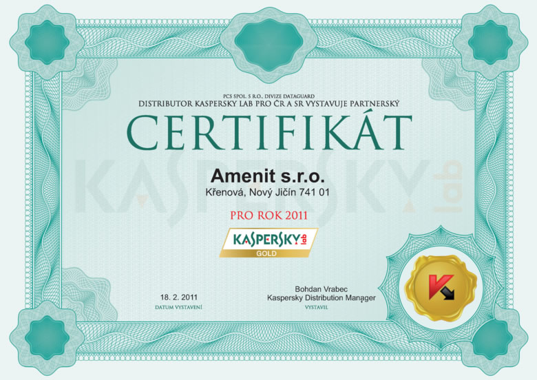 Kaspersky GOLD Partner 2011