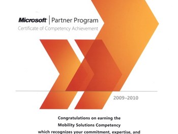 Microsoft Mobility Solutions Competency 2009