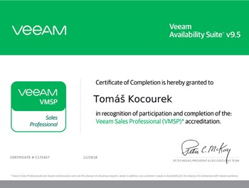 Veeam Sales Professional 2018