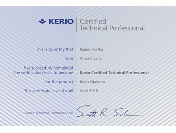 Kerio Operator Certified Technical Professional 2014