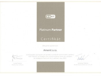 ESET Platinum Partner 2007