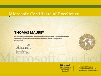 Microsoft SharePoint, Application Development 2009