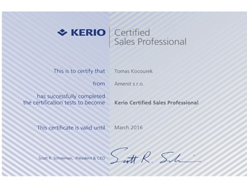 Kerio Certified Sales Professional 2014