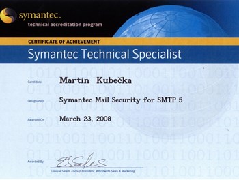 Symantec Technical Specialist