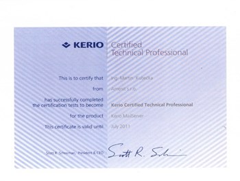 Kerio Certified technical Professional 2010