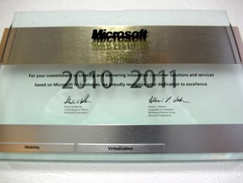 Microsoft Gold Partner 2010 - 2011