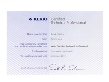 Kerio Certified Technicial Professional 2010