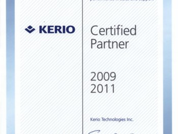 Kerio Certified Partner 2009 - 2011