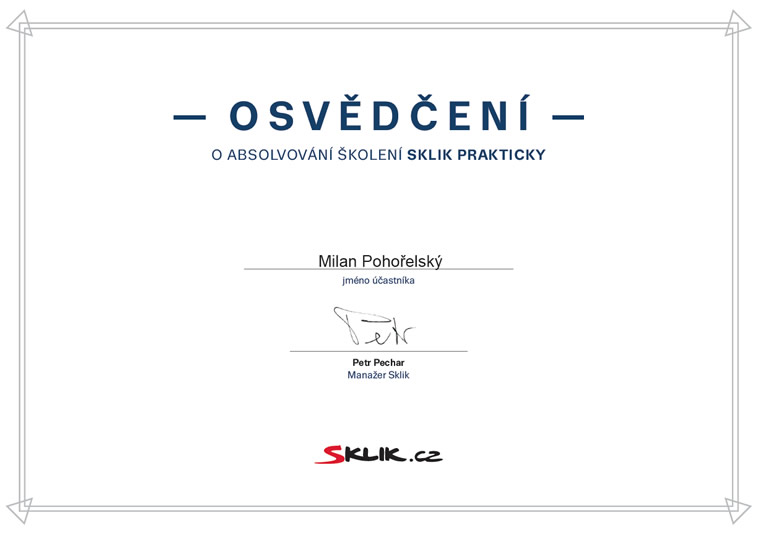 SKLIK Prakticky 2017