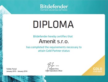 BitDefender Gold Partner 2015
