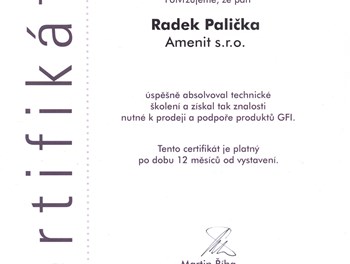 GFi Technická certifikace 2008