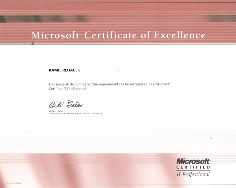 Microsoft Certified IT Professional 2007