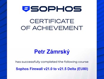 Sophos Firewall v21.0 to v21.5 Delta (EU80)