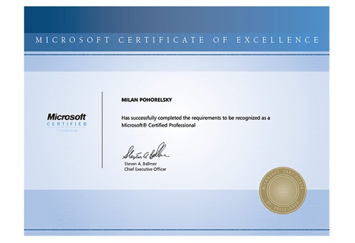 Microsoft Certified Professional 2007