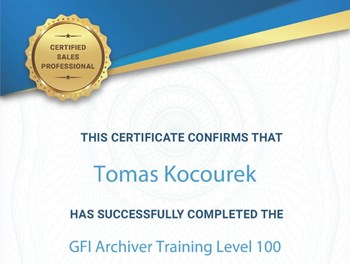 GFI Archiver Training Level 100 2021