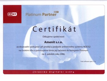 ESET Platinum Partner 2006