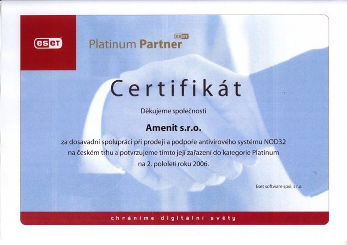 ESET Platinum Partner 2006