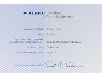 Kerio Connect Certified Sales Professional 2011