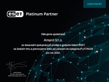 Eset Platinum Partner 2022