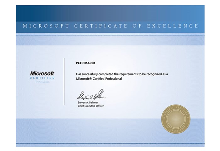 Microsoft Certified Professional 2009