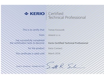 Kerio Connect Certified Technical Professional 2014