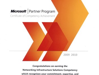 Microsoft Networking Infrastructure Solutions 2009