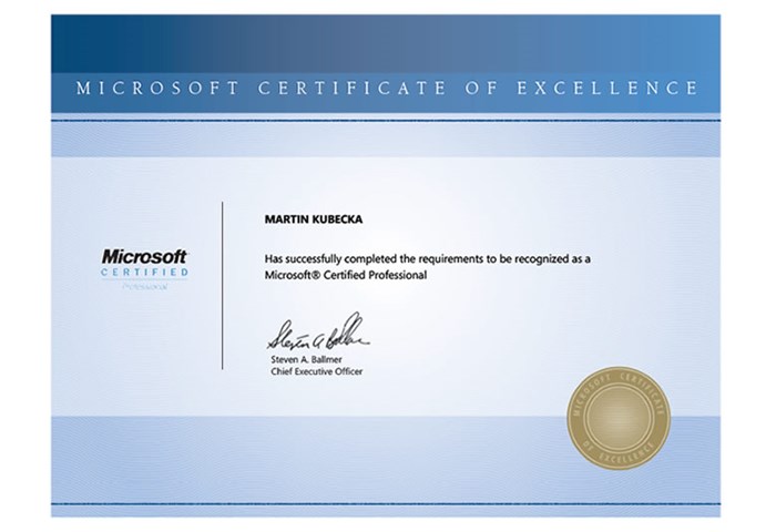 Microsoft Certified Professional 2006