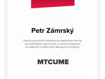 MikroTik Certified User Management Engineer 2020